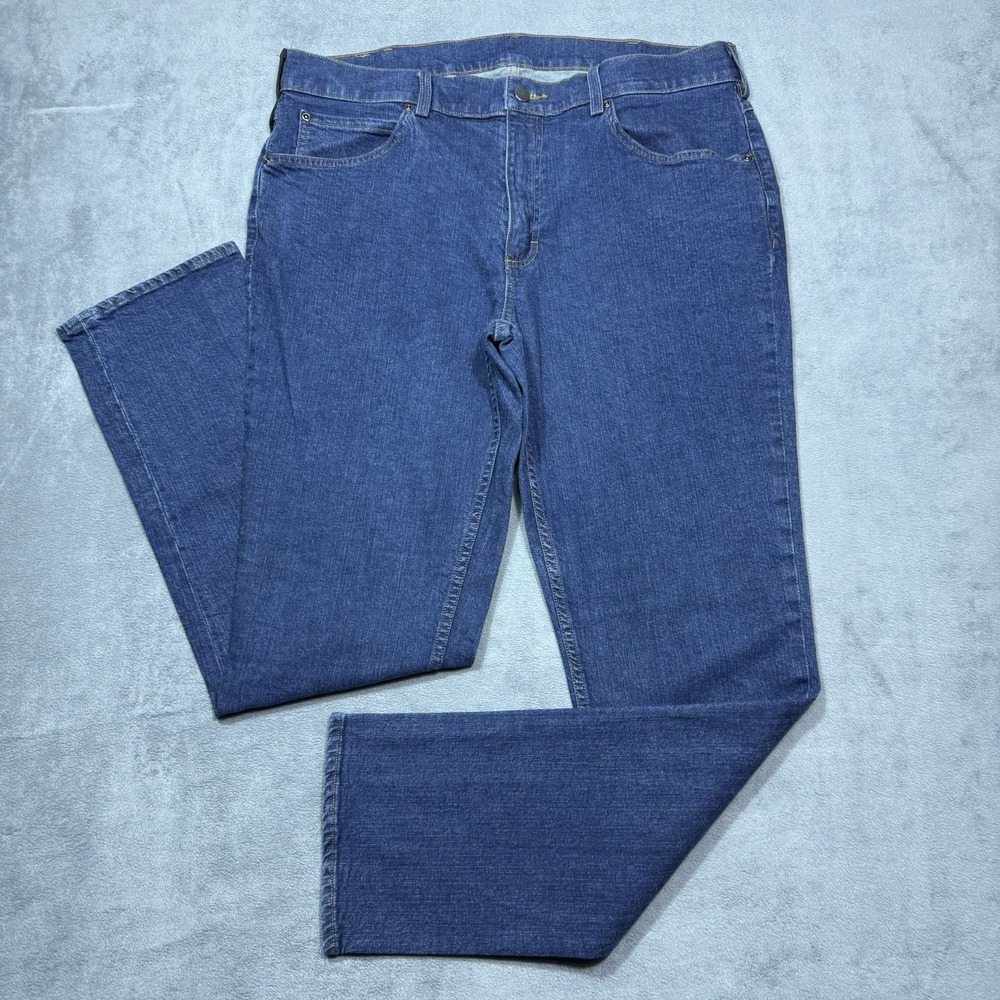 Duluth Trading 40 Grit Jeans Mens 38x34 Slim Fit Utility Workwear Garage Durable